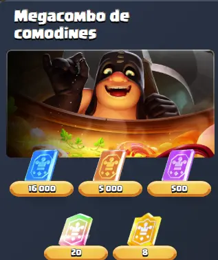 Megacombo de Comodines Clash Royale en El Salvador